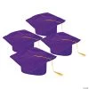 Kids' Felt Elementary School Graduation Mortarboard Hats - 12 Pc.