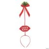 Kiss Me Under the Mistletoe Headbands - 12 Pc.