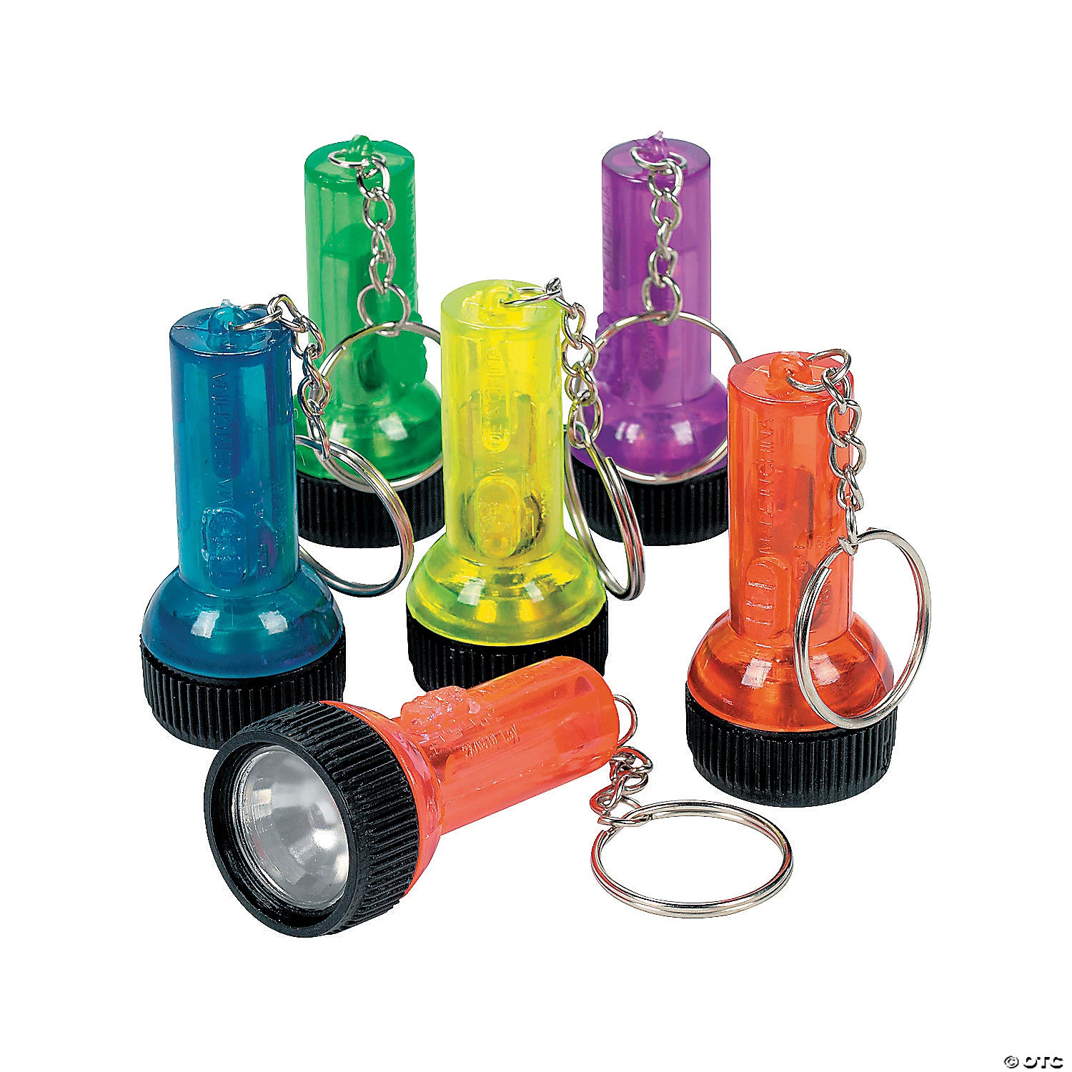 Large Beam Flashlight Keychains - 12 Pc. 2 Large Beam Flashlight Keychains - 12 Pc. - Image 2