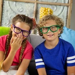 LED Light-Up Neon Glasses - 6 Pc.