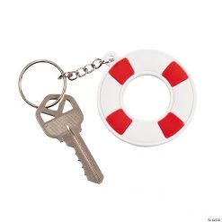 Life Preserver Keychains - 12 Pc.