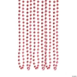 Light Pink Bead Necklaces - 48 Pc.