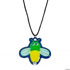 Light-Up Firefly Necklaces - 12 Pc.