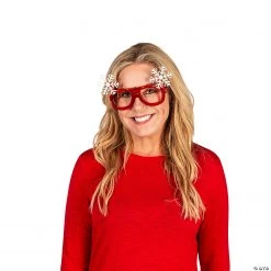 Light-Up Snowflake Glasses - 6 Pc. -Apparel & Accessories Sales light up snowflake glasses 6 pc 14091065 a02
