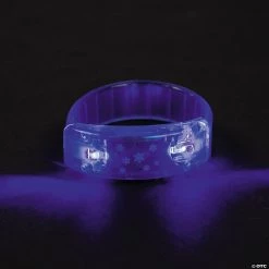 Light-Up Winter Snowflake Bracelets - 12 Pc.