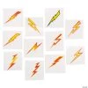 Lightning Bolt Temporary Tattoos - 72 Pc.