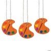 Little Artist Dog Tag Necklaces - 12 Pc.