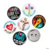 Love God Love People Mini Buttons - 48 Pc.