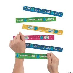 Love the Earth Slap Bracelets - 12 Pc.