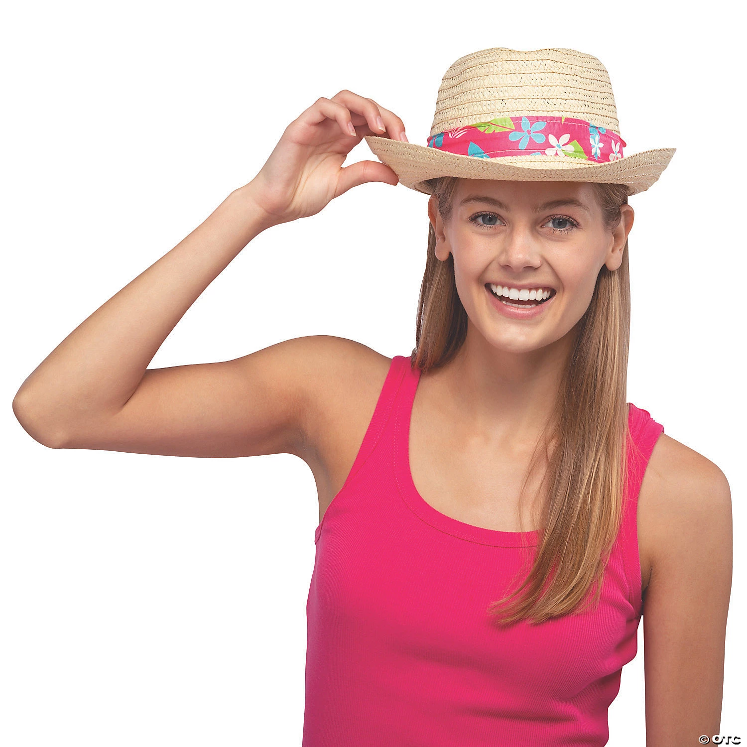 Luau Fedora Hats - 6 Pc. 2 Luau Fedora Hats - 6 Pc. - Image 2