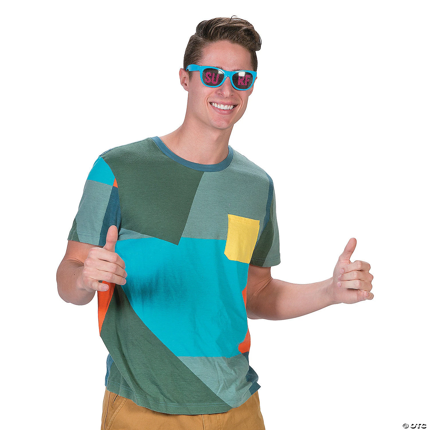 Luau Pinhole Glasses - 12 Pc. 2 Luau Pinhole Glasses - 12 Pc. - Image 2