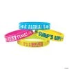 Luau Rubber Bracelets - 12 Pc.