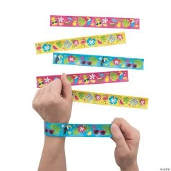 Luau Slap Bracelets - 12 Pc.