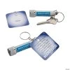 Man of God Flashlight Keychains with Card for 12