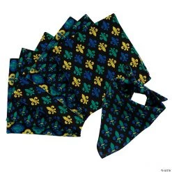 Mardi Gras Bandanas - 12 Pc.