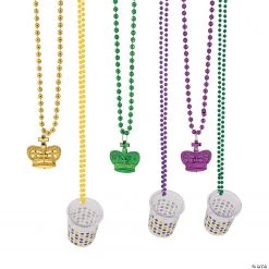 Mardi Gras Beaded Necklaces & Shot Glass Necklaces -Apparel & Accessories Sales mardi gras beaded necklaces and shot glass necklaces13912508 a02