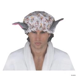 Men's Grandma Wolf Hat With Tail Costume