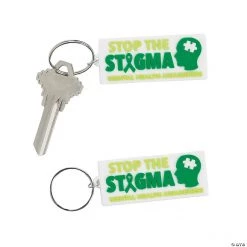 Mental Health Awareness Keychains - 12 Pc.