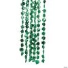 Metallic Beaded Shamrock Necklaces