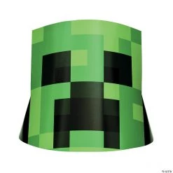 Minecraft® Creeper Party Hats - 8 Pc.