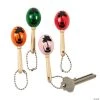 Mini Maraca Keychains - 12 Pc.