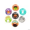 Mini Religious Halloween Buttons - 48 Pc.