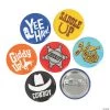 Mini Western Buttons - 48 Pc.