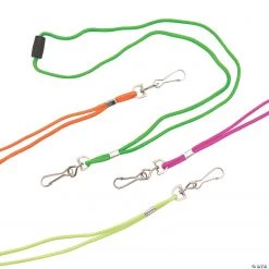 Neon Breakaway Lanyards - 12 Pc.