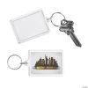 New York Theme Picture Frame Keychains - 12 Pc.