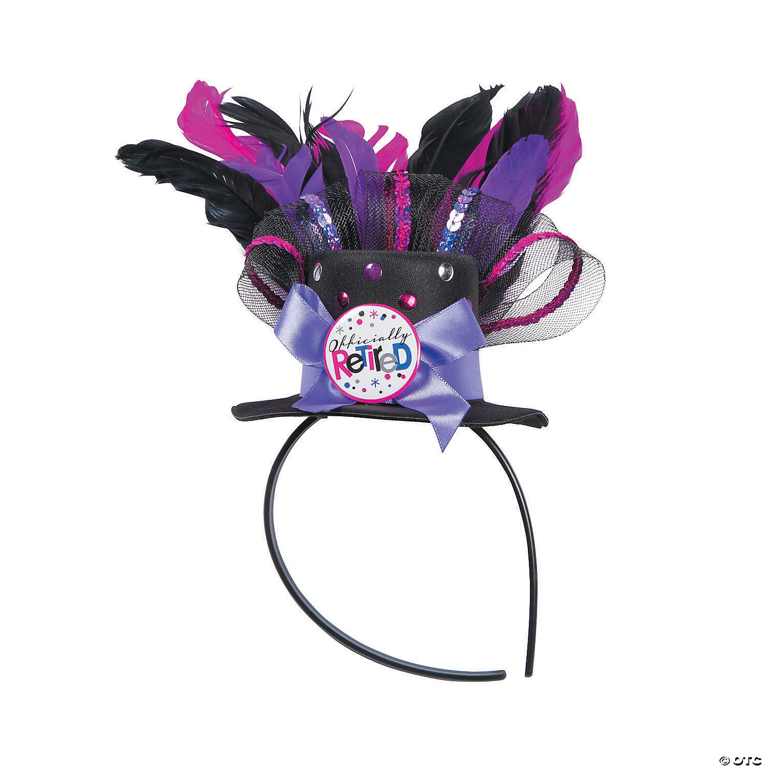 Officially Retired Fascinator Headband 1 Officially Retired Fascinator Headband