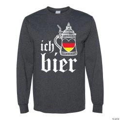 Oktoberfest Ich Heart Bier Adult’s T-Shirt