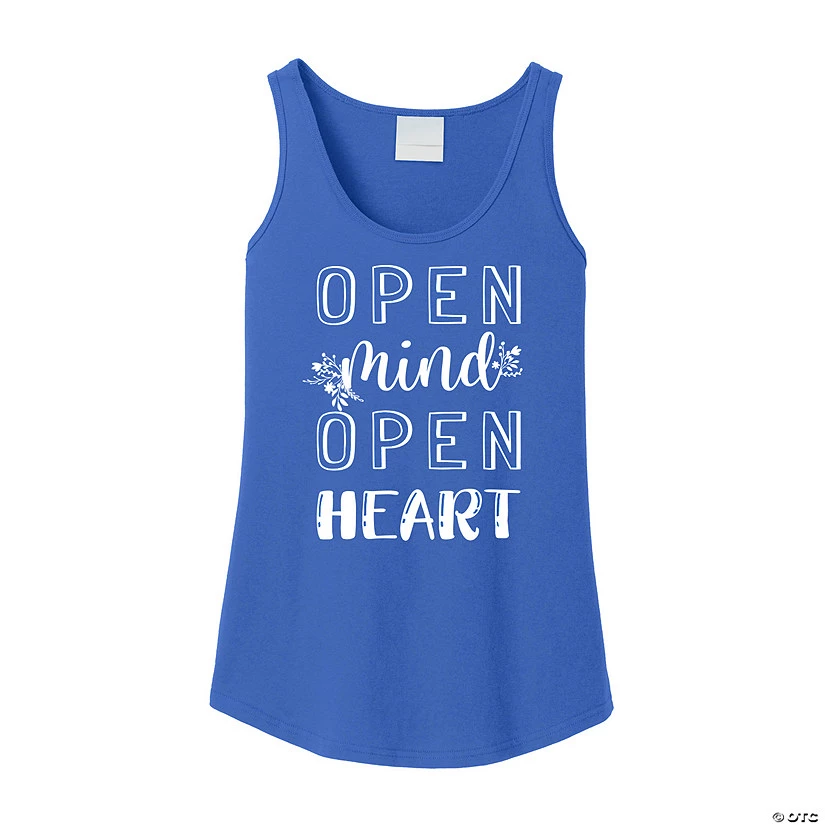 Open Mind Open Heart Women’s Tank Top 1 Open Mind Open Heart Women’s Tank Top