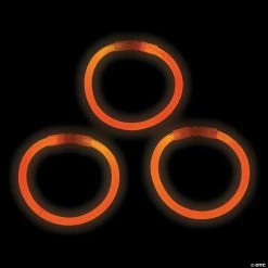 Orange Glow Bracelets - 50 Pc.