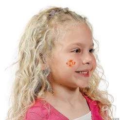 Go Team Temporary Tattoos - 72 Pc. -Apparel & Accessories Sales orange go team temporary tattoos 72 pc 39 2092 a01