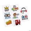 Party Town Temporary Tattoos - 8 Pc.