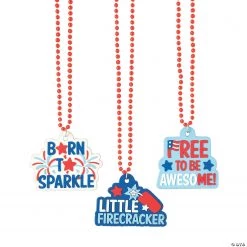 Patriotic Bead Necklaces