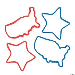Patriotic Fun Bands - 12 Pc.