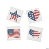 Patriotic Glitter Flag Temporary Tattoo Assortment - 72 Pc.