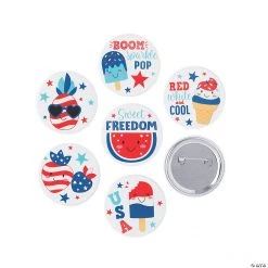 Patriotic Kids Buttons