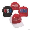 Patriotic Mesh Back Trucker Hats - 12 Pc.