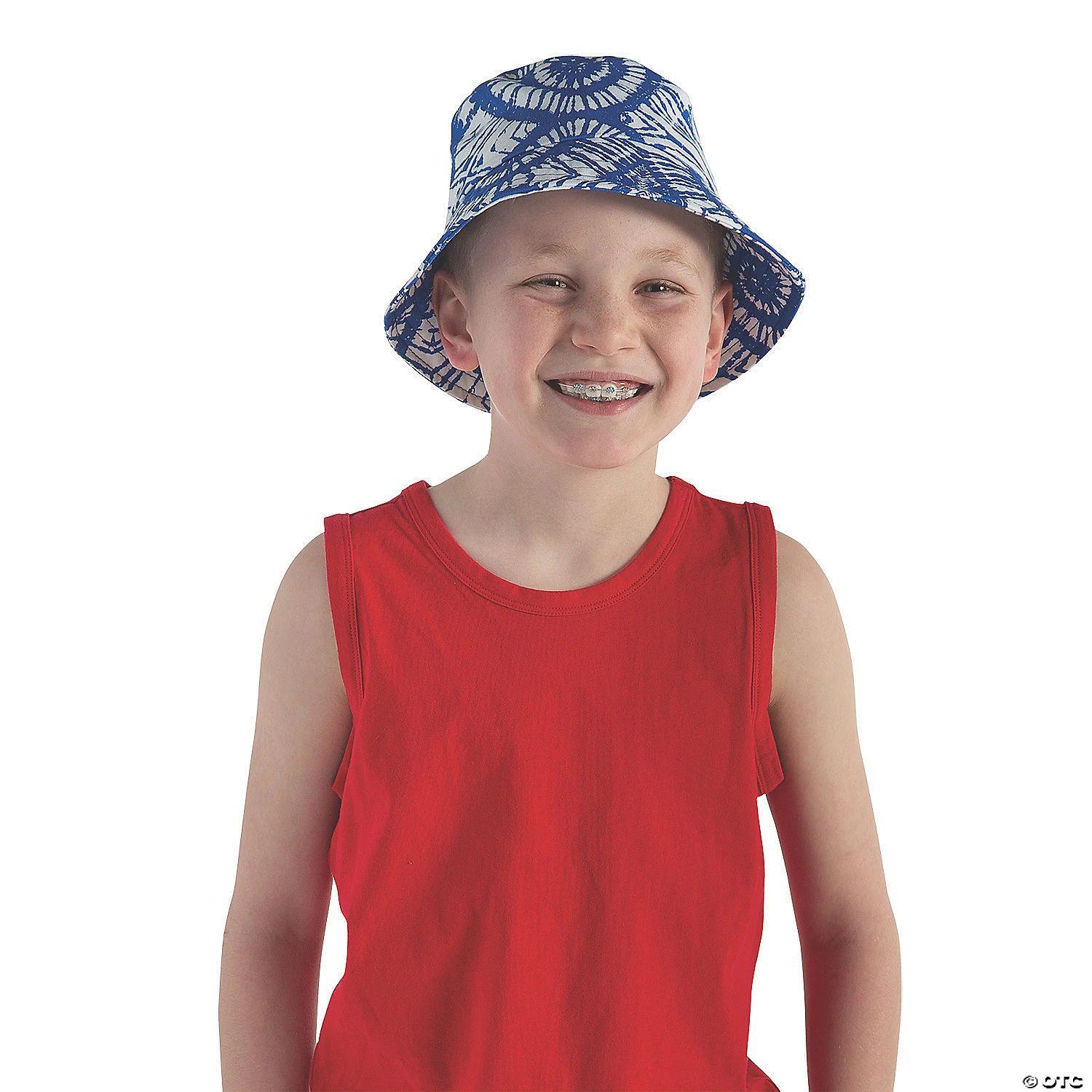Patriotic Tie-Dyed Bucket Hats - 12 Pc. 2 Patriotic Tie-Dyed Bucket Hats - 12 Pc. - Image 2