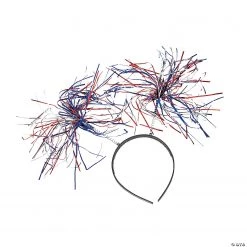 Patriotic Tinsel Head Boppers - 12 Pc.