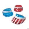 Patriotic Transparent Visors - 12 Pc.
