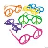 Peace Sign Eyeglasses- 12 Pc.