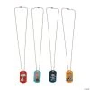 Peanuts® Dog Tag Necklaces - 12 Pc.