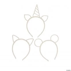 Pearl Headbands - 12 Pc.