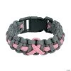 Large Awareness Ribbon Paracord Bracelets