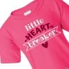 Pink Little Heart Breaker Toddler T-Shirt