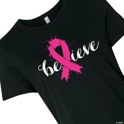 Pink Ribbon Believe Women's T-Shirt
