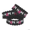 Pink Ribbon Neoprene Bracelets - 6 Pc.